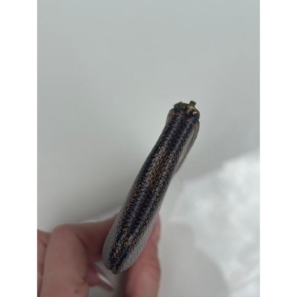 2009 LOUIS VUITTON Checkered LV Canvas Key Coin Keychain Pouch - Picture 9 of 11